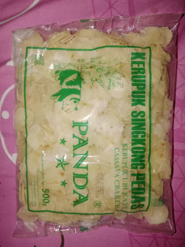 kerupuk singkong pedas